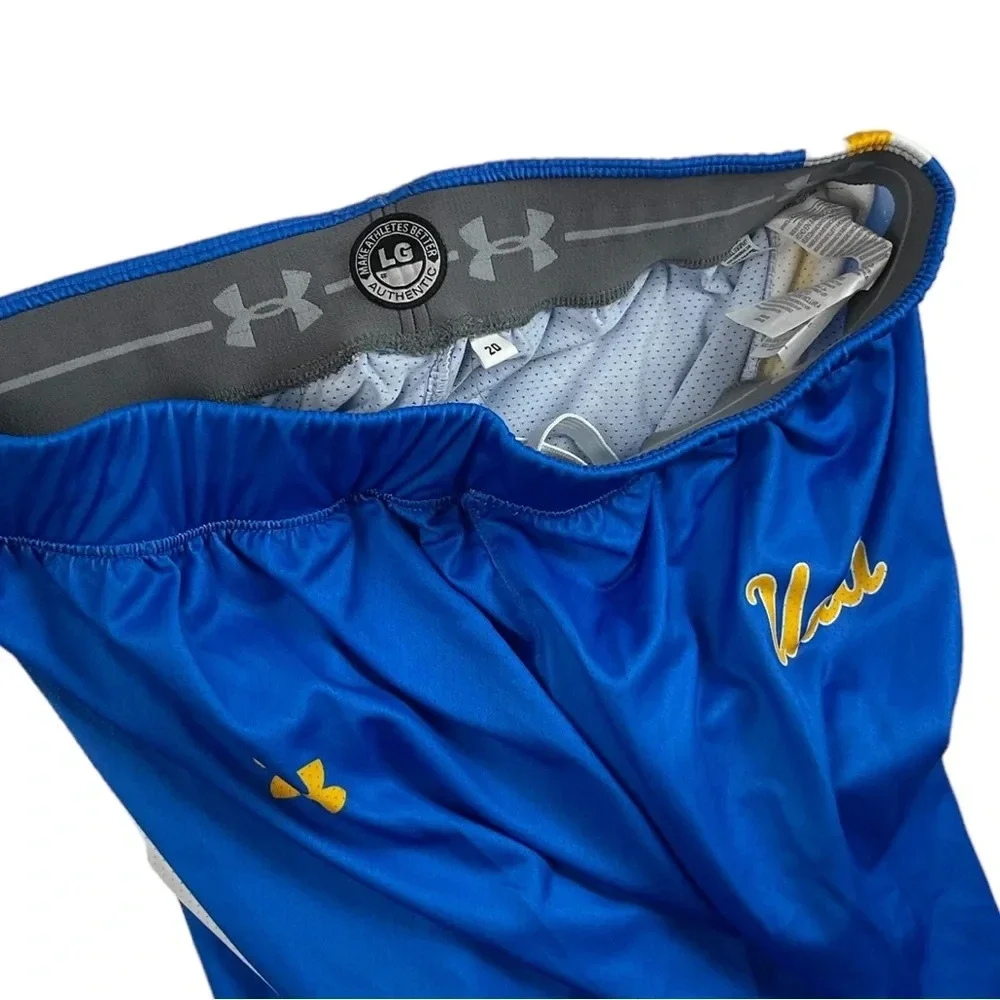 SH653 NWOT Mens Under Armour UCLA Bruins Performance Basketball Shorts L